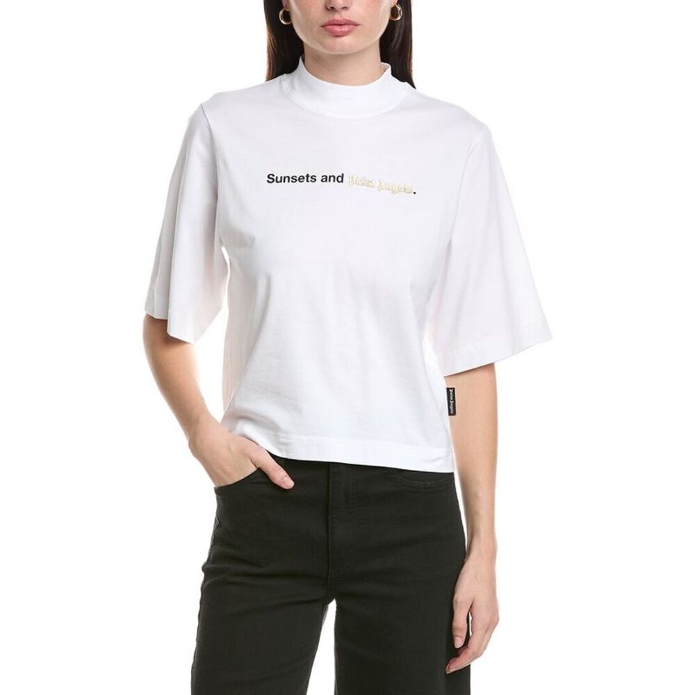 Palm Angels Womens  T-Shirt, White